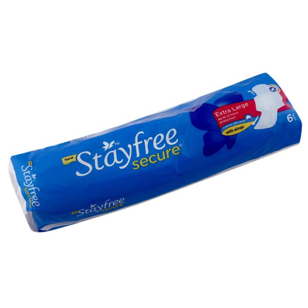 STAYFREE XL WINGS 6N PADS